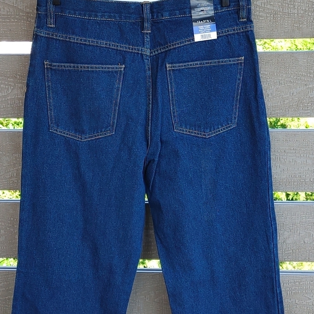 NWT George women's Jeans size 12/31.5 blue‎